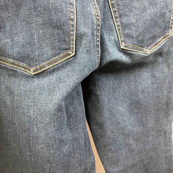 Duluth Trading Co. Womens Asset Management High Rise Trouser Jeans 6x33 Dark - Picture 11 of 16